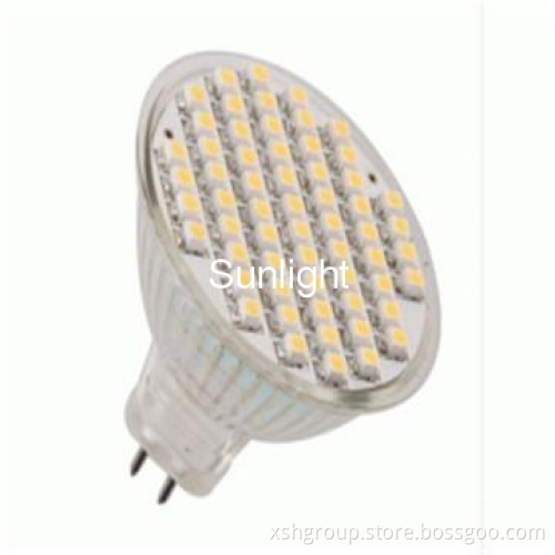 Hot selling MR16 SMD LED spotlight SMD5050 GU10 AC/DC12V
